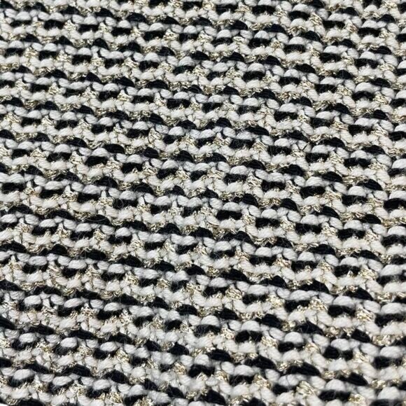 BA&SH Yoko Gold Metallic Knit Top Sz 0 - Picture 5 of 5